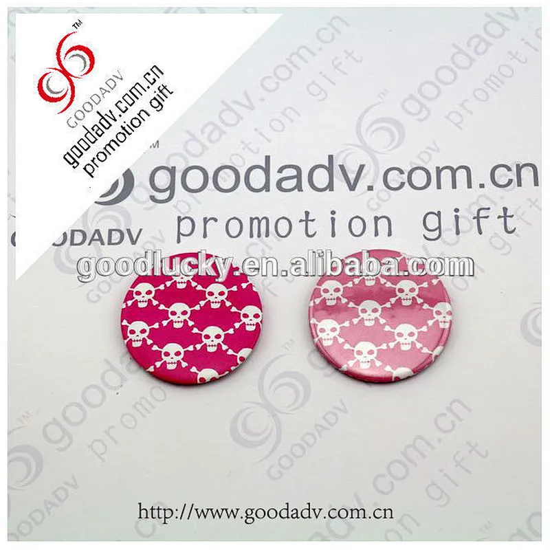 Wholesale beautiful pocket round mirror tin mini mirror gifts