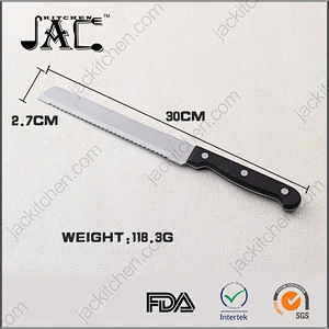 Hot Selling POM Handle Stainless Steel 8 Inch Bread Knife