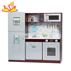 Nueva preescolar más caliente juego de simulación juego de cocina de madera juguetes para niños regalos W10C326