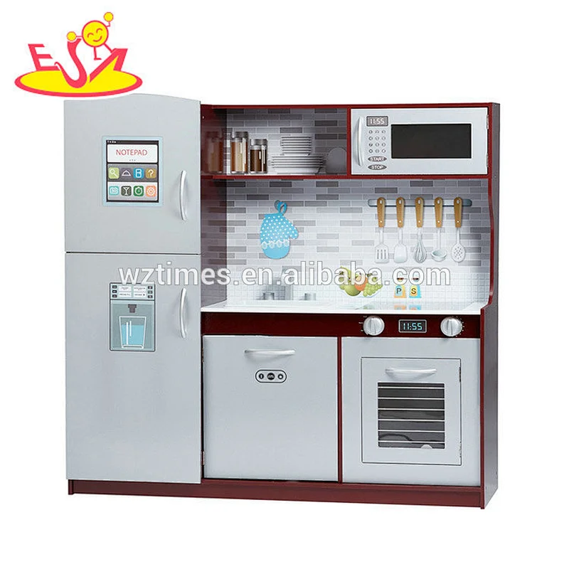 Nueva preescolar más caliente juego de simulación juego de cocina de madera juguetes para niños regalos W10C326