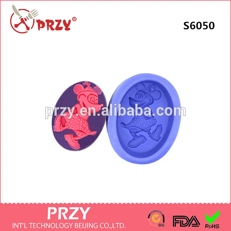 Cartoon character silicone soap mold/chocolate molds