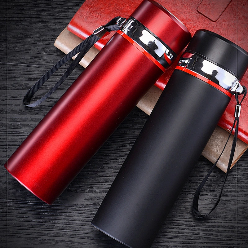 Shiny stainless steel material business vacuum flask for promotional