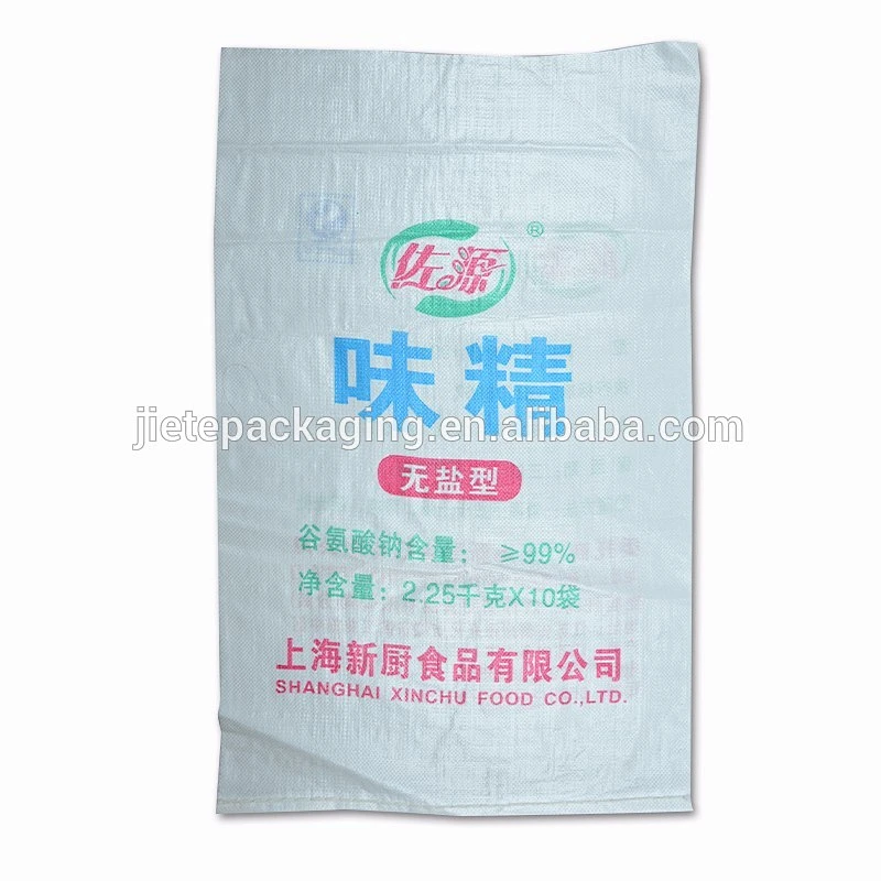 China good quality 100% new polypropylene material white pp woven packaging plastic sugar bag with liner 10kg, 25kg, 50kg