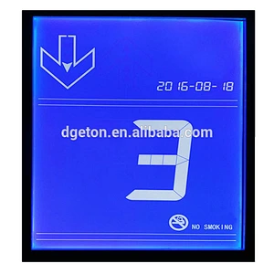 7 segment lcd display for elevator