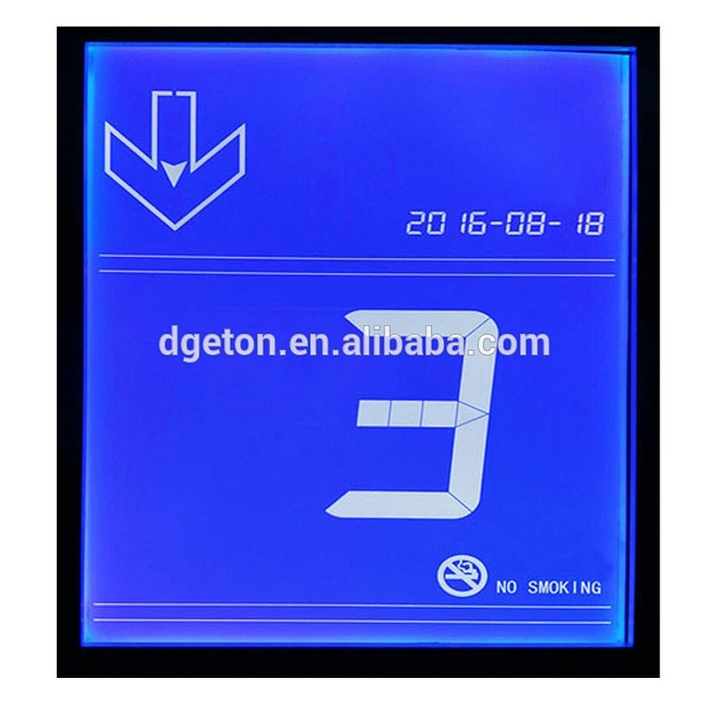 7 segment lcd display for elevator