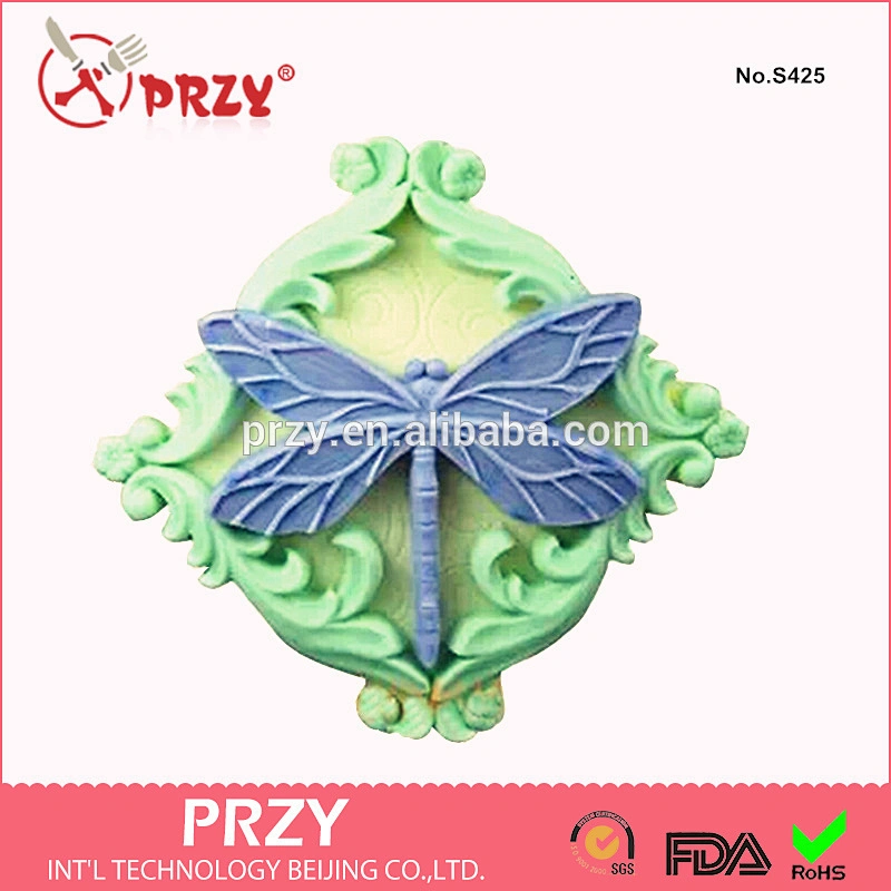 Dragonfly silicone soap molds , handmade silicone soap molds