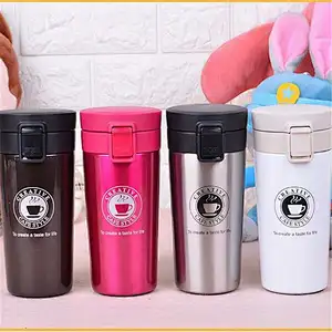 Customized Logo Vacuum Flask Stainless Steel Insulation Cup Coffee Bouncing Car Cup Classical Mug