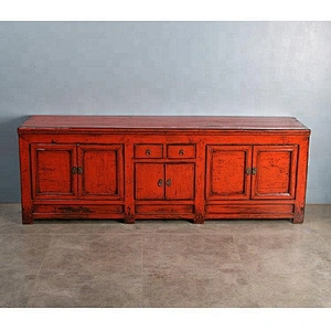 chinese antique reproduction lacquered old drawer storage cabinet furniture