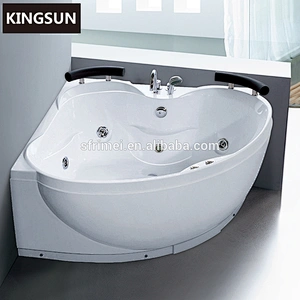 60 Inch Deluxe Semicircle Acrylic Manual Massage Bathtub