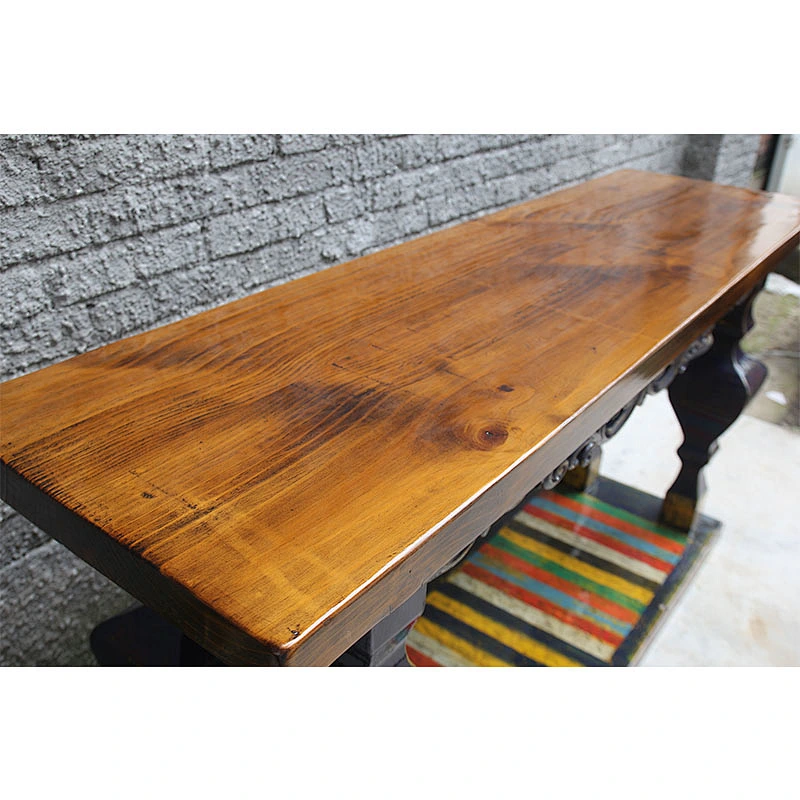 high lacquer Chinese vintage reclaimed wood sofa table hobby lobby table