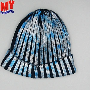 high quality winter women stylish gilding beanie hat wholesale