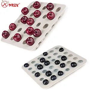2018 new 3D mini Blueberry soap molds silicone fruit molds Cherry shape Soap mould