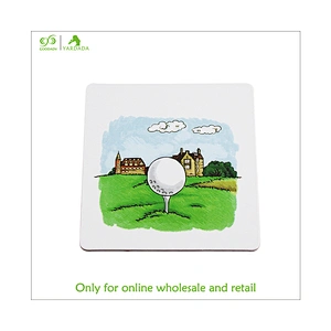 Promotional MDF wood coaster with printing logo