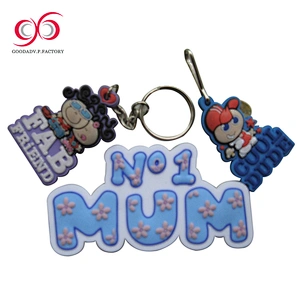 Promotion high quality custom pvc hotel key chain