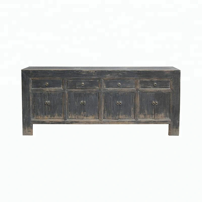 chinese antique rustic old elm storage distressed furniture