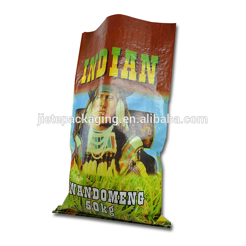 2018 pp woven bags for packing rice, sugar 50kg