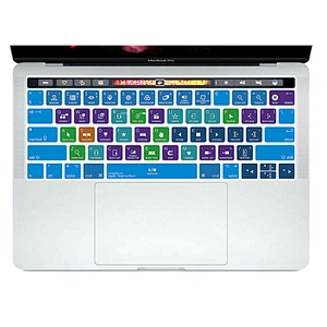 Slim Final Cut Pro X Hotkey TPU Keyboard Covers for macbook protector for Macbook Pro 13 Inch Touch Bar keyboard skin