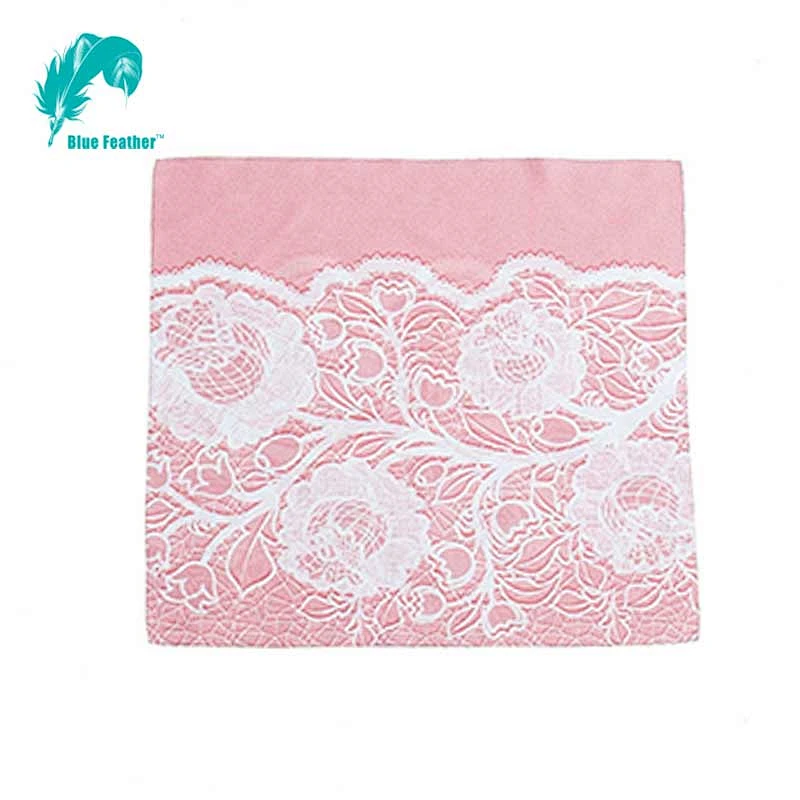 Custom screen printed microfiber cleaning cloths for glasses