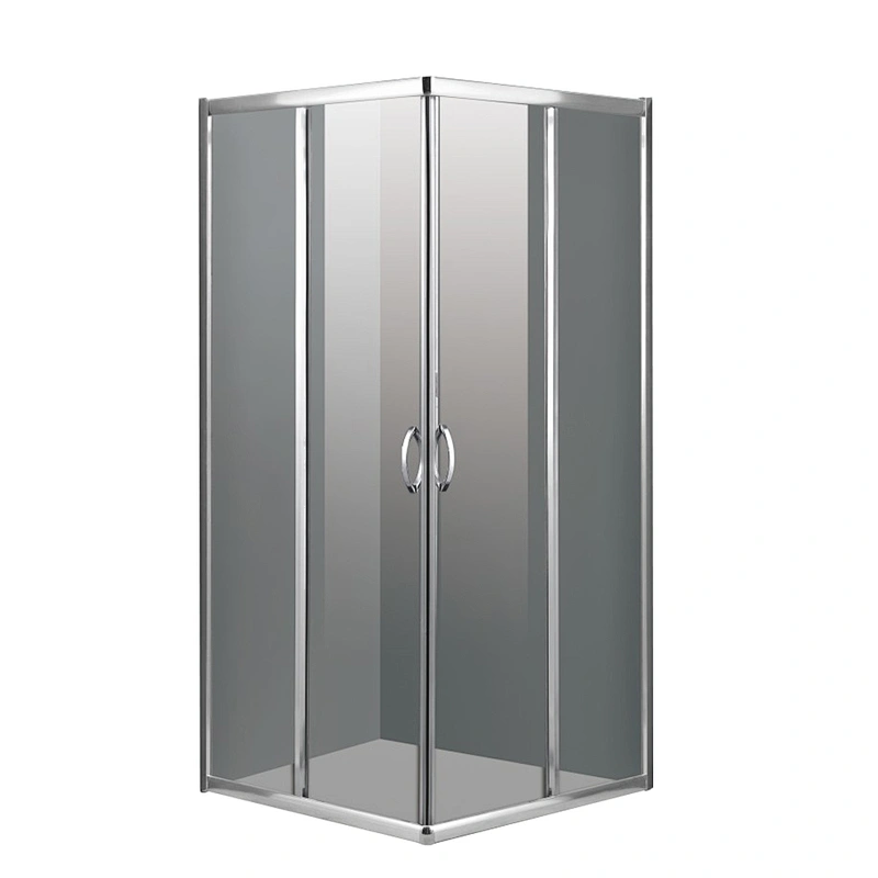 High Quality Bathroom Rabbit Frosted Glass Design Square Simple Shower Room