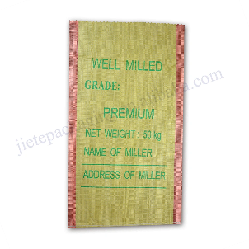 Factory supply cheap plastic pp woven bag for 25kg wheat flour