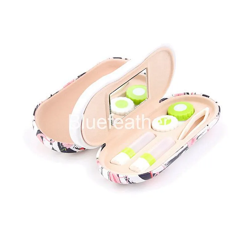 Double sides glasses casen for ladies