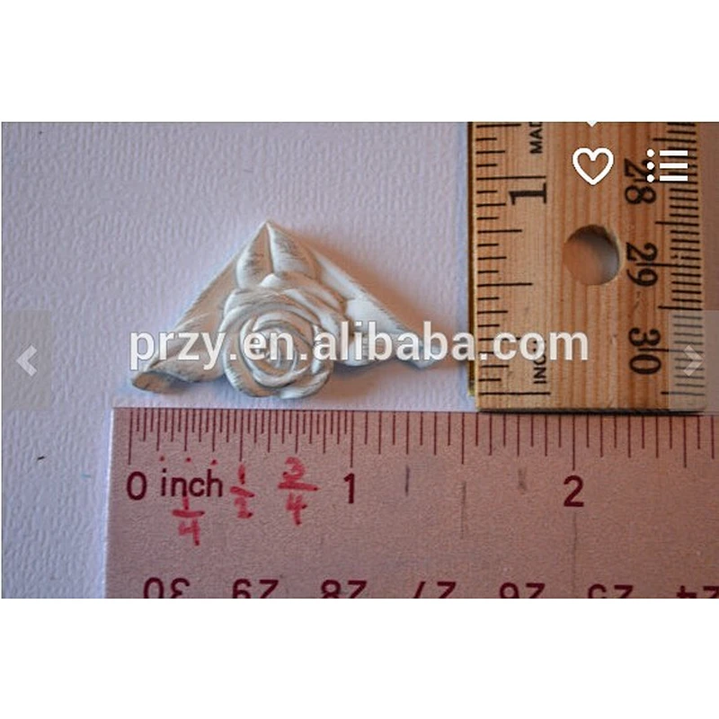 2015 hotsale Rose Corner Brackets gum paste silicone fondant mold