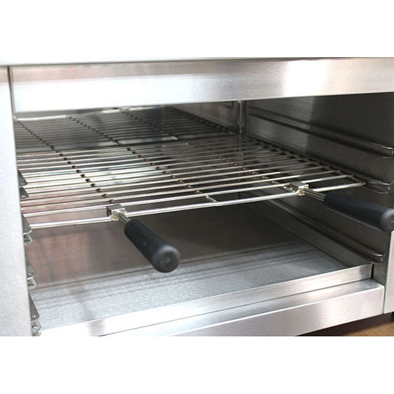 Commercial Stainless Steel Electric Sandwich Salamander Grill with One Switch
