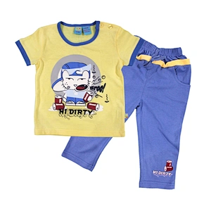 2017 most popular t-shirt set summer kids clothing sets kid's made in China
