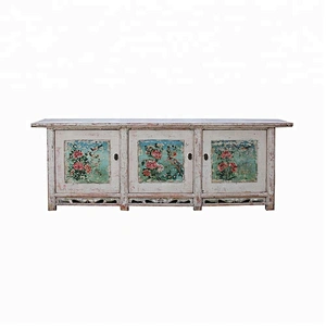 chinese antique distressed rustic storage sideboard furniture