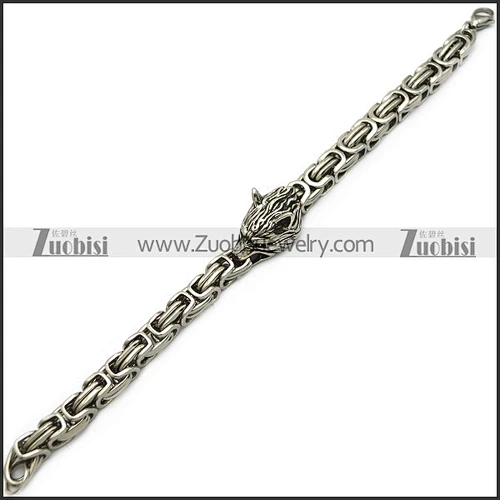 cool silver wolf biker jewelry