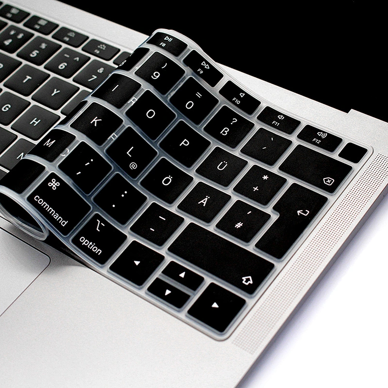 keyboard german Waterproof Keyboard Cover silicone keyboard skin colors style for macbook 12 retinna