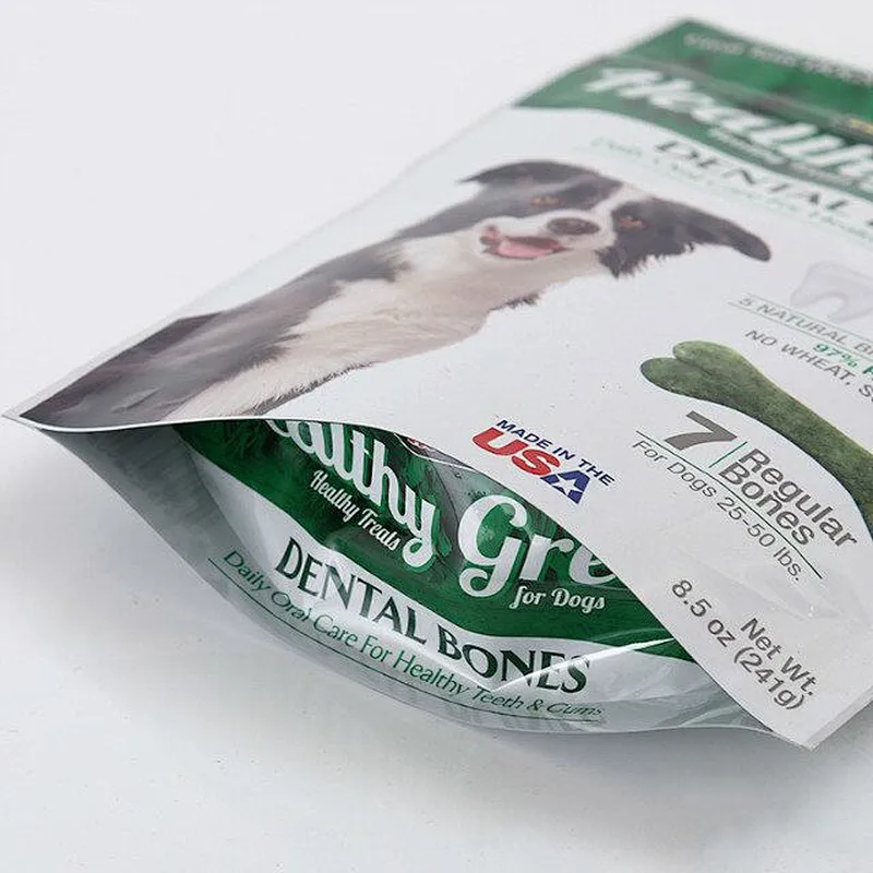 Transparent PE color printing pet food packaging bag