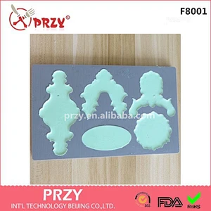 PRZY cute Fondant Mould silicone chocolate Mold fondant silicone molds for cake decorator