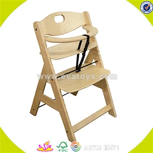 A style wooden Baby high chair for kids European standard wooden Baby high chair W08F017