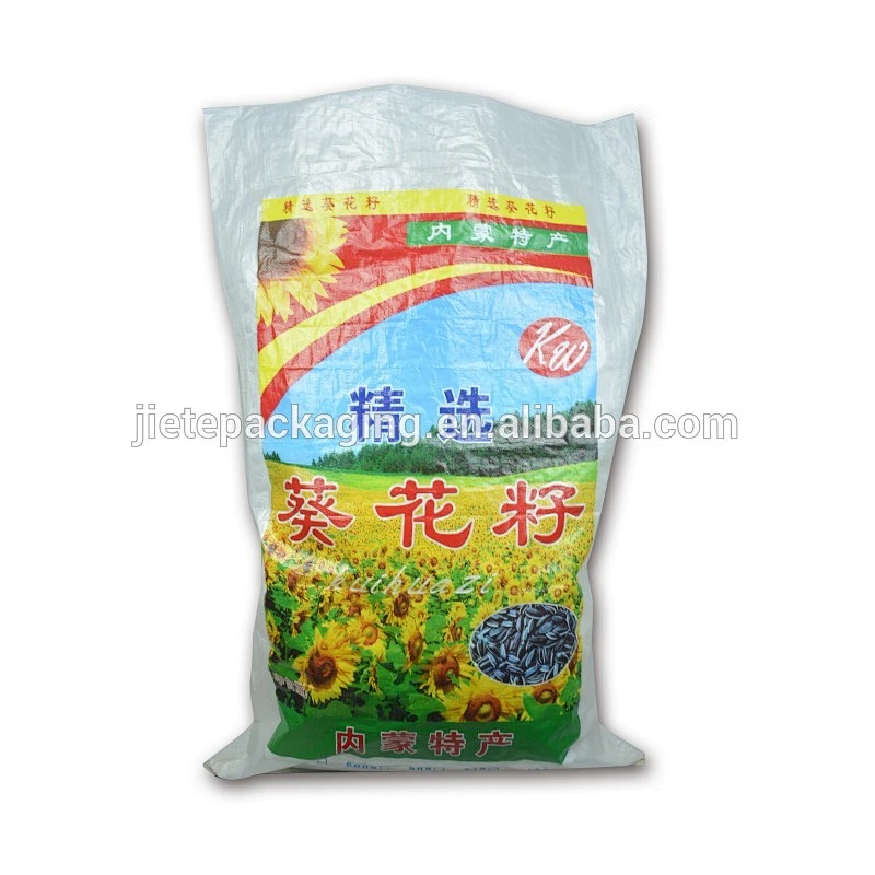 new material plastic pp woven bag packaging crusted sunflower seed 25kg