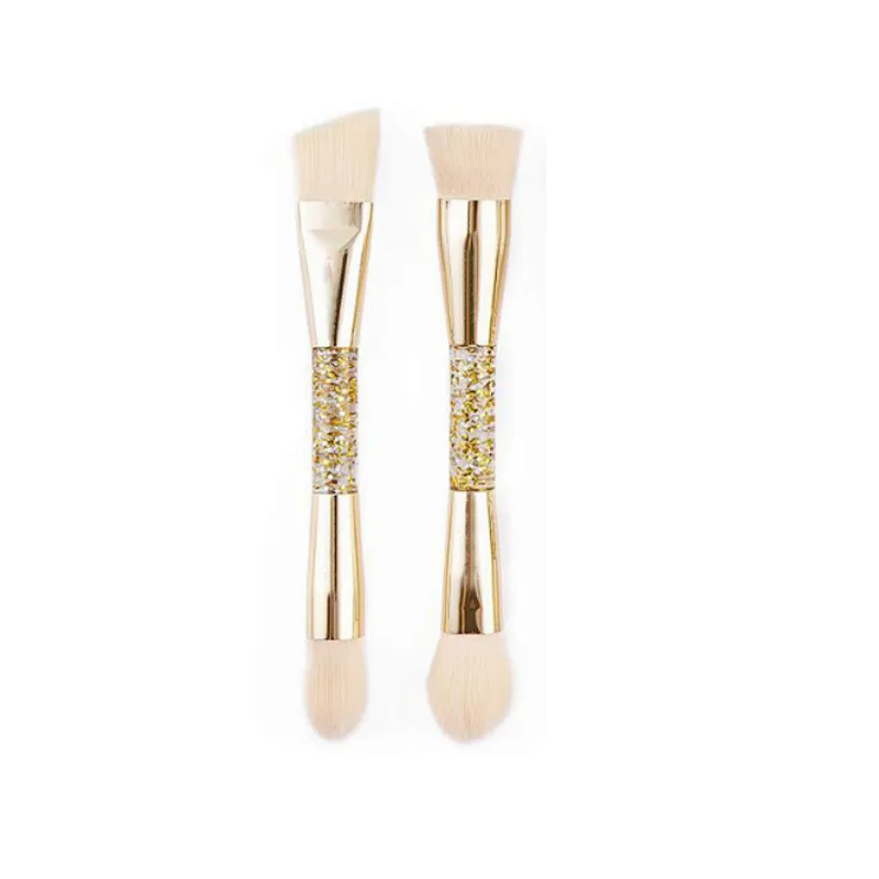 Wholesale fashionable double-head cosmetic tools private label acceptable best professional 5pcs makeup brushes