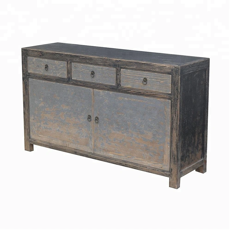chinese antique oriental rustic & distressed storage buffet furniture