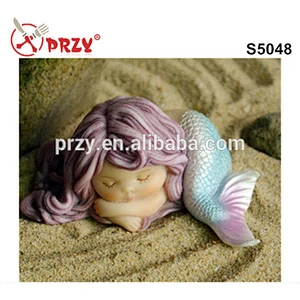 lovely Mermaid Fairy Princess Girl birthday cake Decorated sleeping mermaid food grade mold