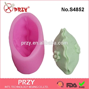 S4852 dumpling shaped silicone mold flower molds Fondant Chocolate Mold Cupcake Kitchen Baking Tools