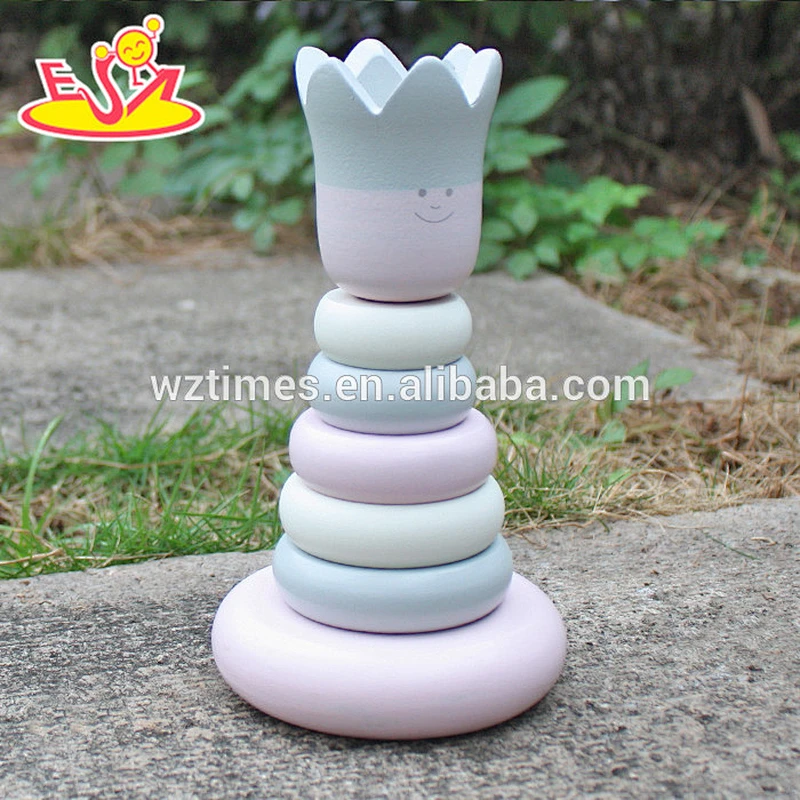 2018 wholesale wooden baby stacking toys high quality wooden baby stacking toys best wooden baby stacking toys W13D129