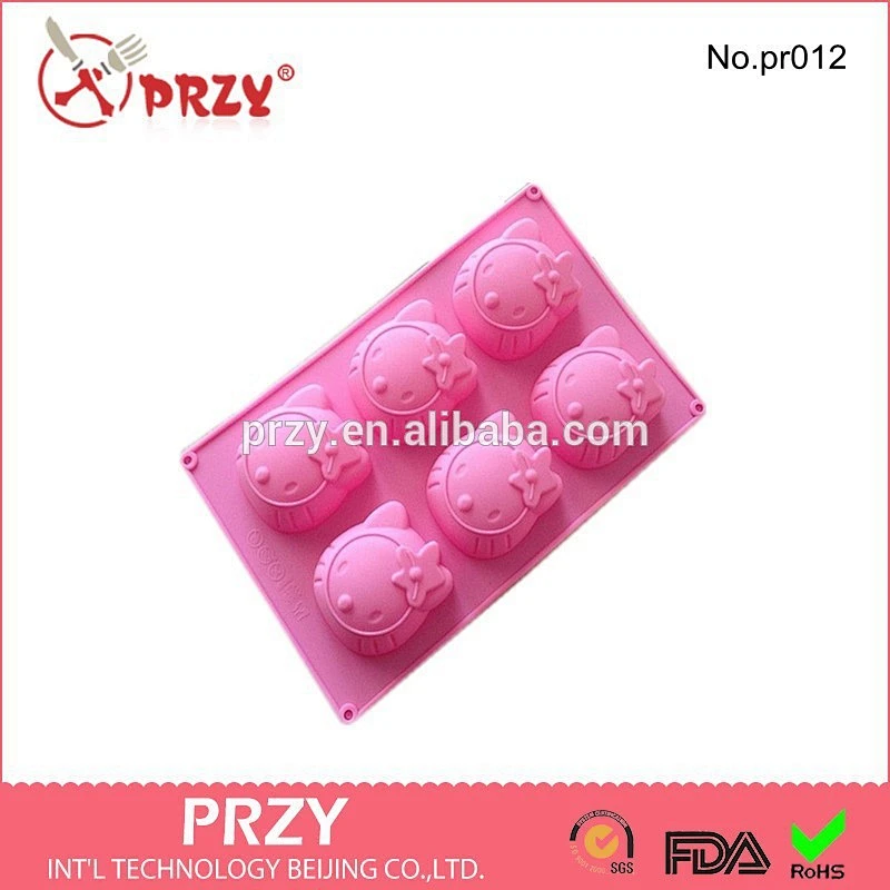 Hot sale hello kitty silicone mould for plaster