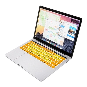 China Wholesale Market custom keyboard skin Illustrator AI Flexible TPU keyboard cover For Macbook Pro Touch Bar 13 15
