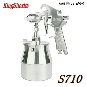 S-710 1000cc silver china suction spray gun for painting coating