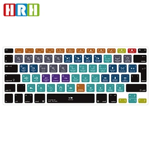 Waterproof Keyboard Protective Film TPU Avid ProTools shortcuts keyboard skin oem hotkeys keyboard covers for Macbook Pro