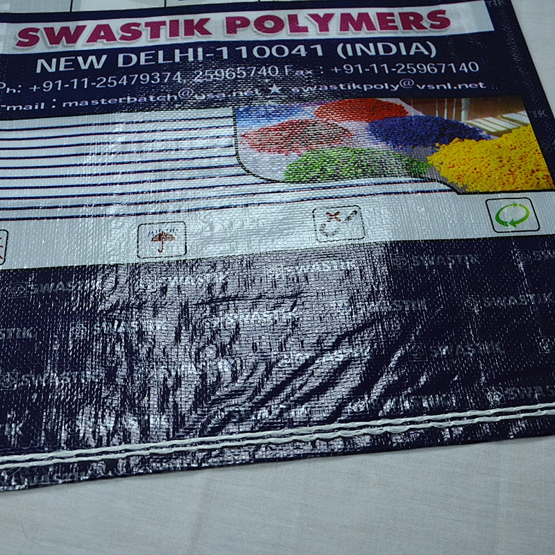 Wholesale black 25kg50kg plastic woven bag for sand packaging