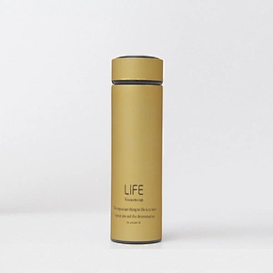 Sustainable eco friendly products dull polish double walled tumbler bottle water