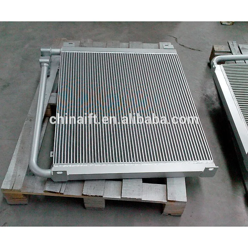 SK120 excavator hydraulic oil cooler