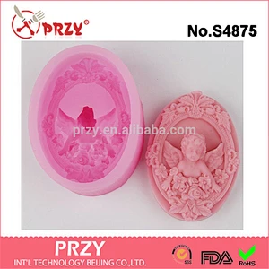 Angel Baby Soap Mold Sugar Craft Cake Decorating Tools Fondant Moulds