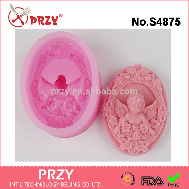 Angel Baby Soap Mold Sugar Craft Cake Decorating Tools Fondant Moulds