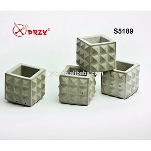 Hot Sell Silicone Pyramid Stud Vase Mold Silicone Planter Mold Food Grade Silicone Mold